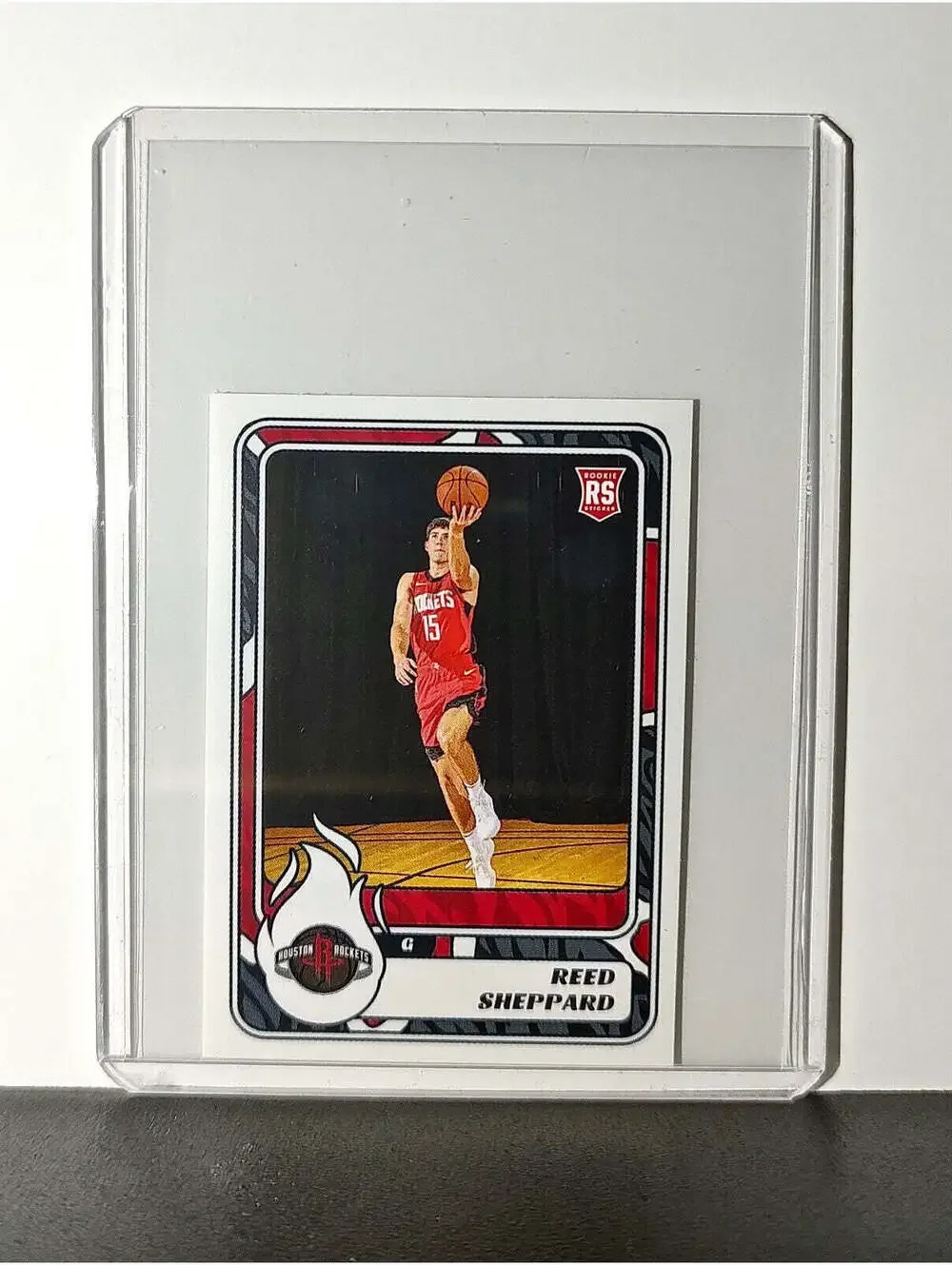 Reed Sheppard Rookie 2024-25 Panini NBA #343 Sticker Card Houston Rockets